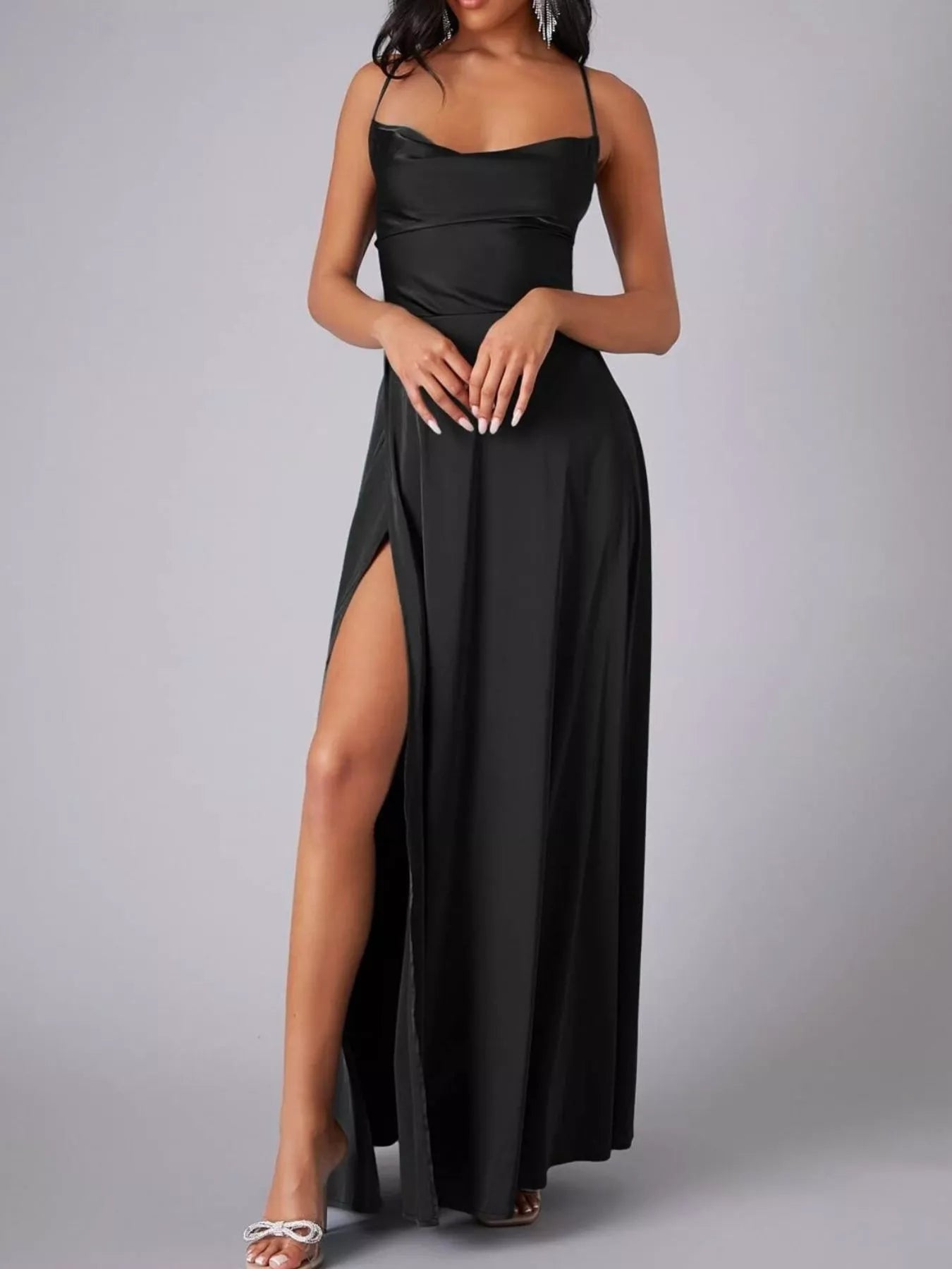 Women Split Leg Maxi Dress