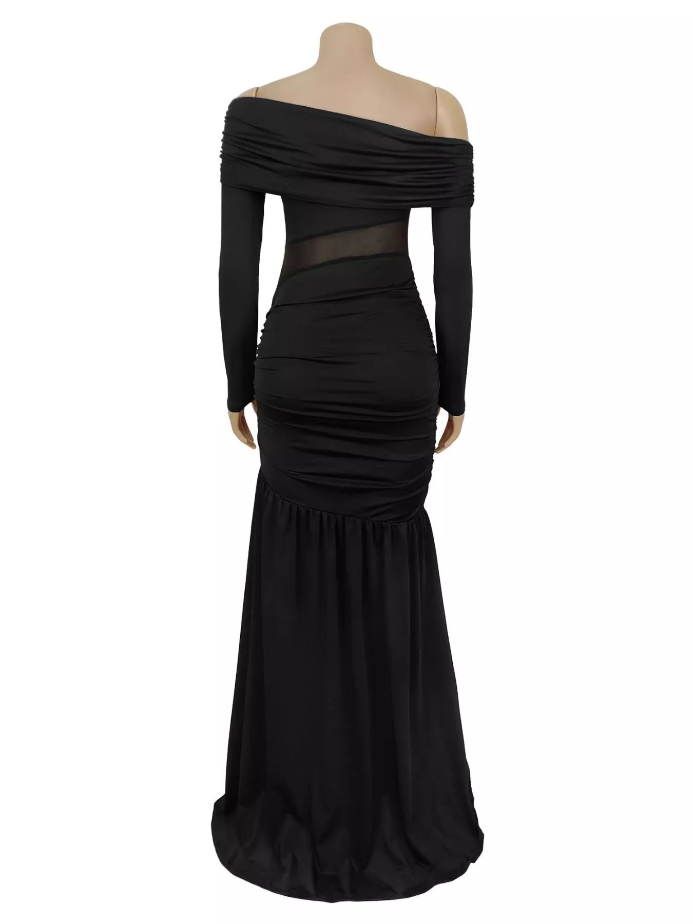 Long Sleeve Off The Shoulder Dress