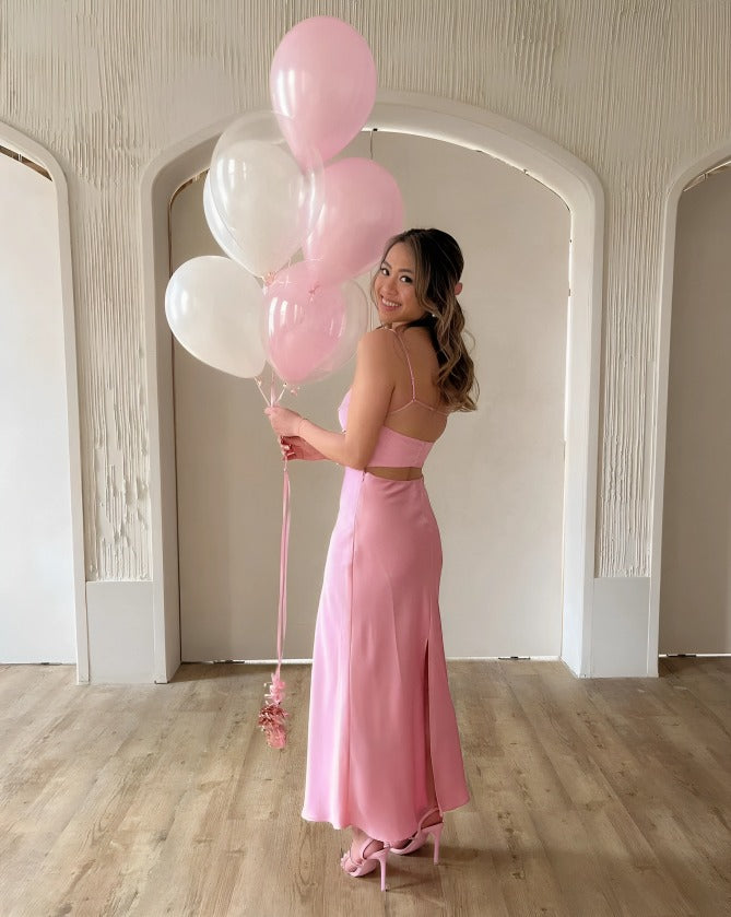 Light Pink Spaghetti Strap Dress