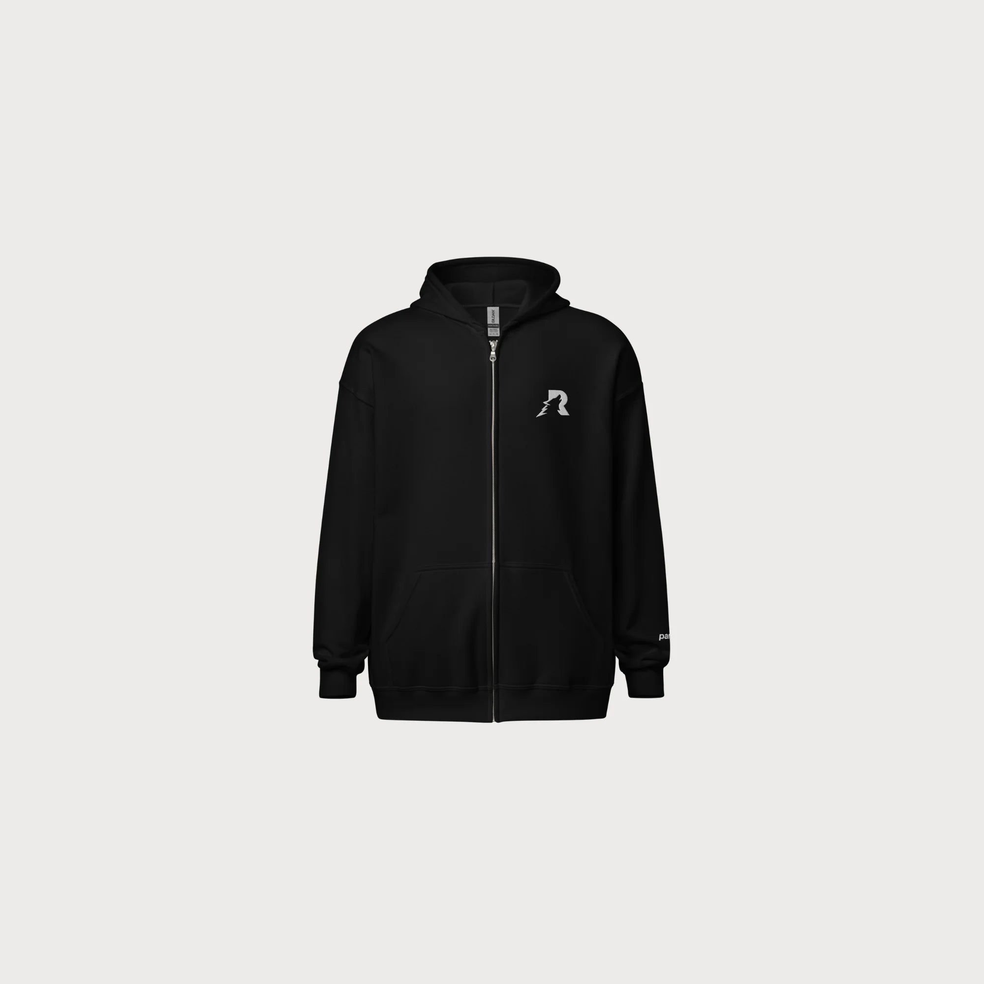 Men's Black Zip Up Hoodie