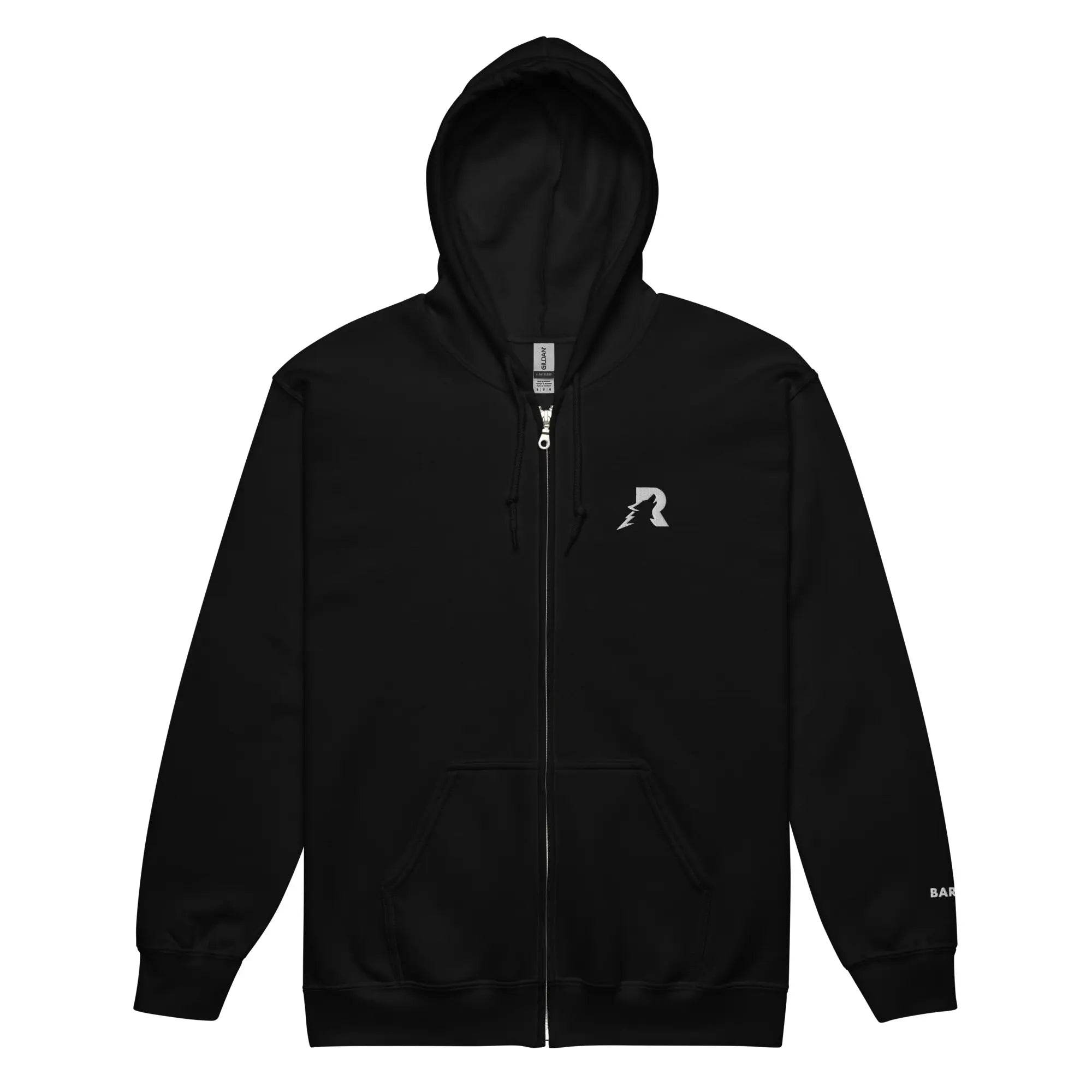 Men's Black Zip Up Hoodie