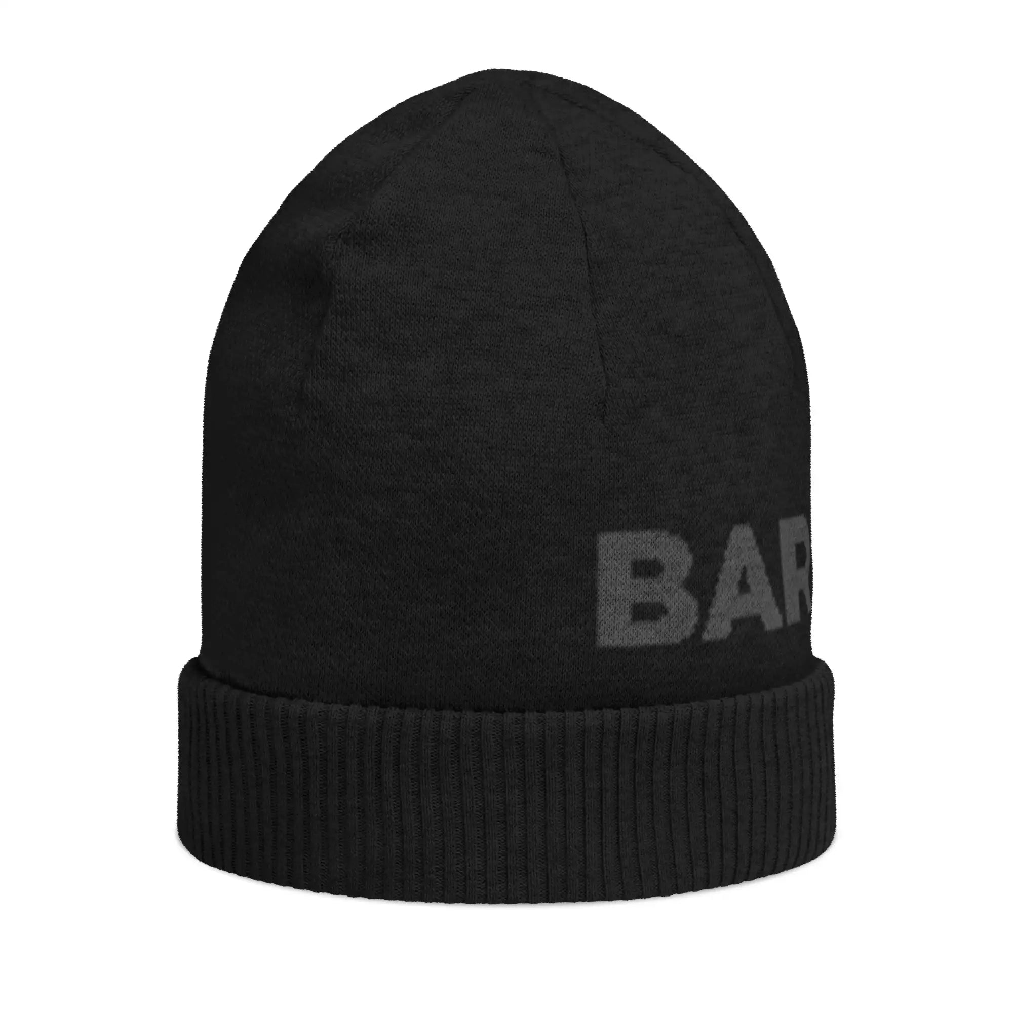 Black Knit Beanie Womens