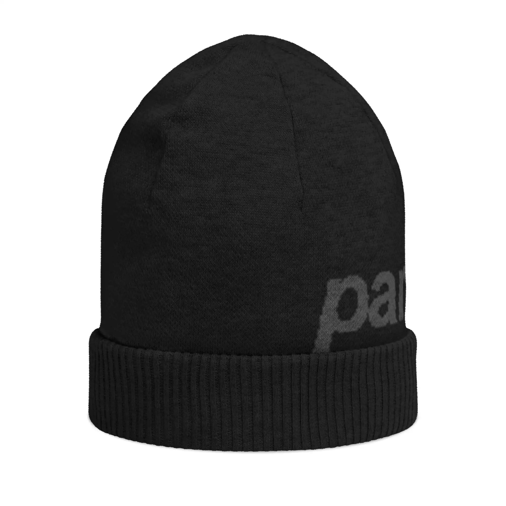Black Knit Beanie Womens