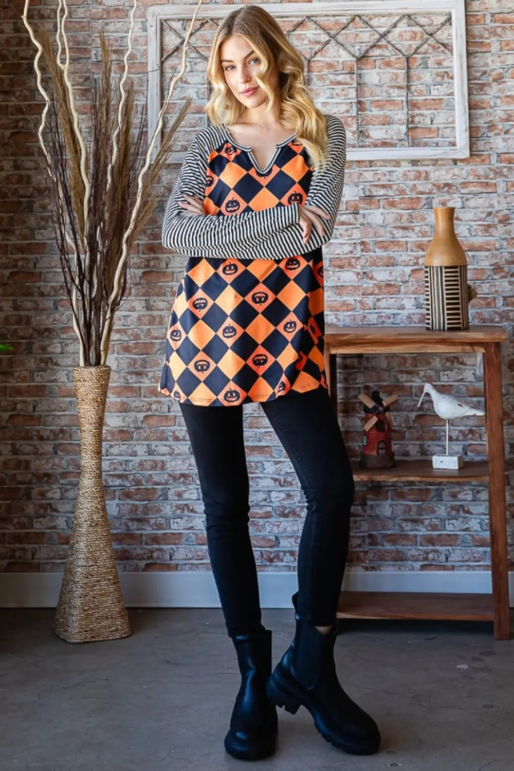 Women's Pumpkin Shirt