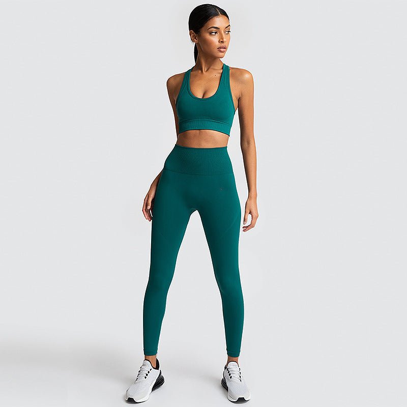 women's leggings set Green