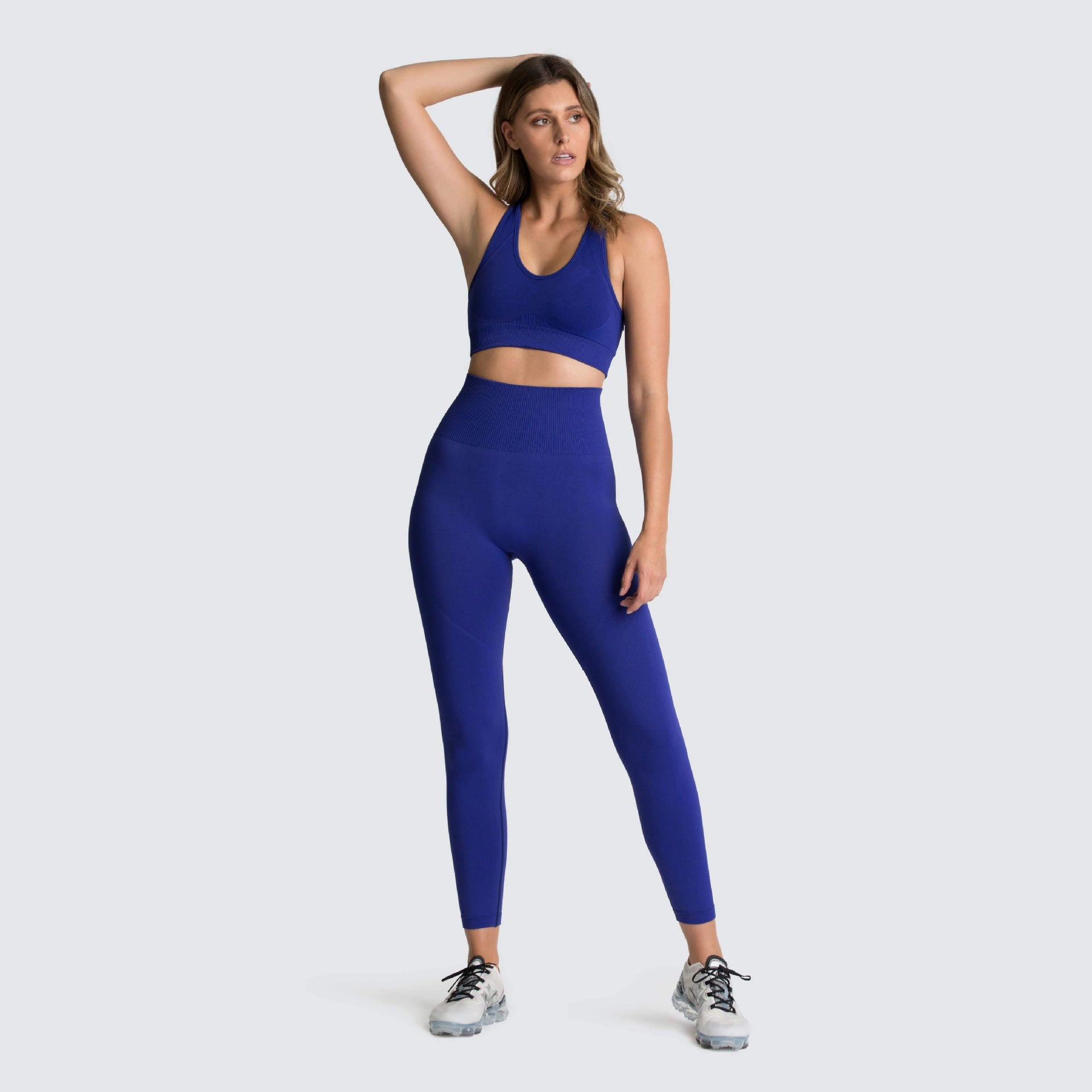 women's leggings set Blue