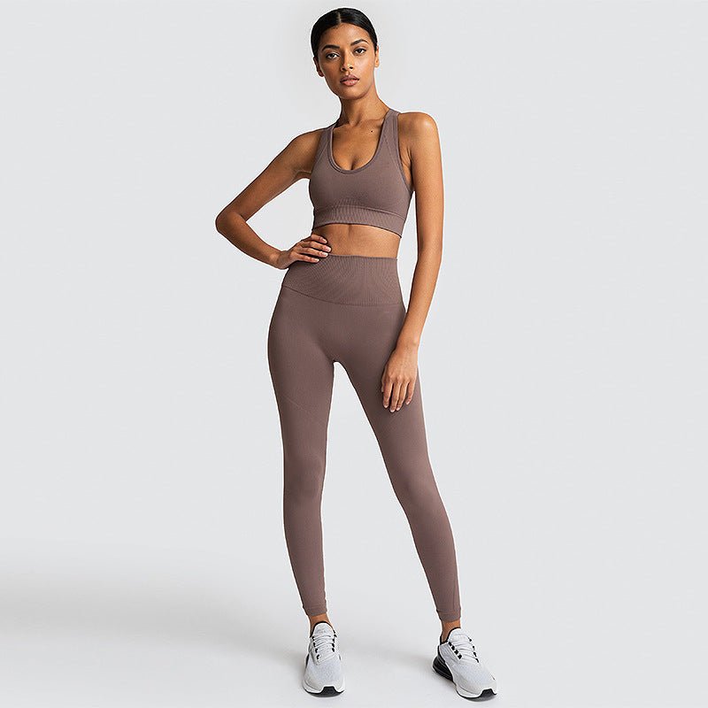 women's leggings set Light brown