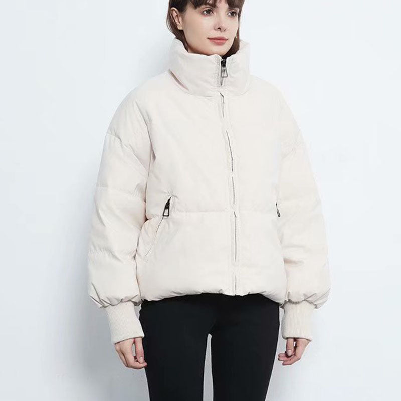 puffer jacket White
