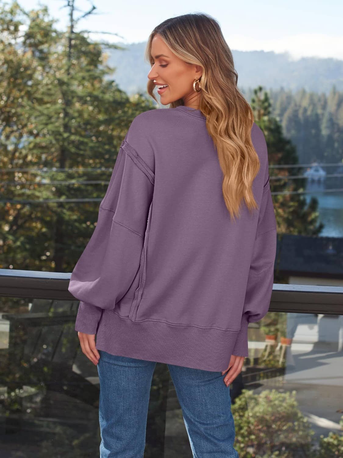 Women's Side Slit Sweatshirt​