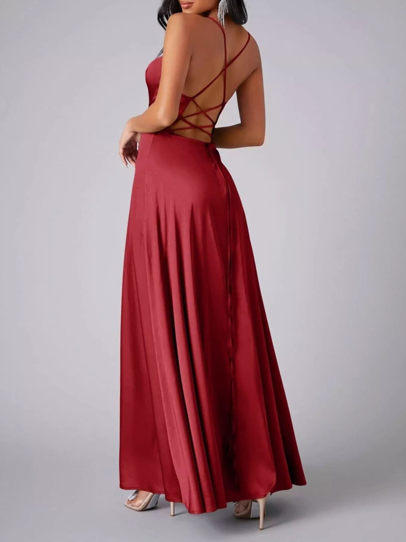 Women Split Leg Maxi Dress​