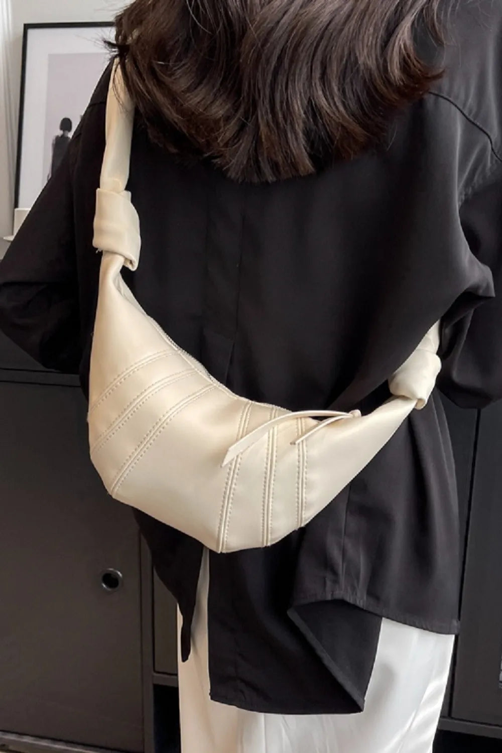 croissant crossbody bag