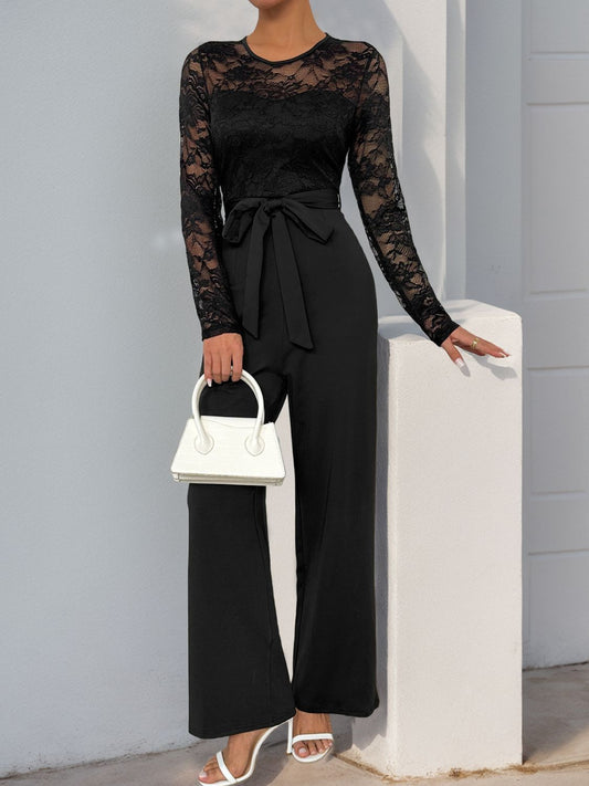 black jumpsuit formal Black