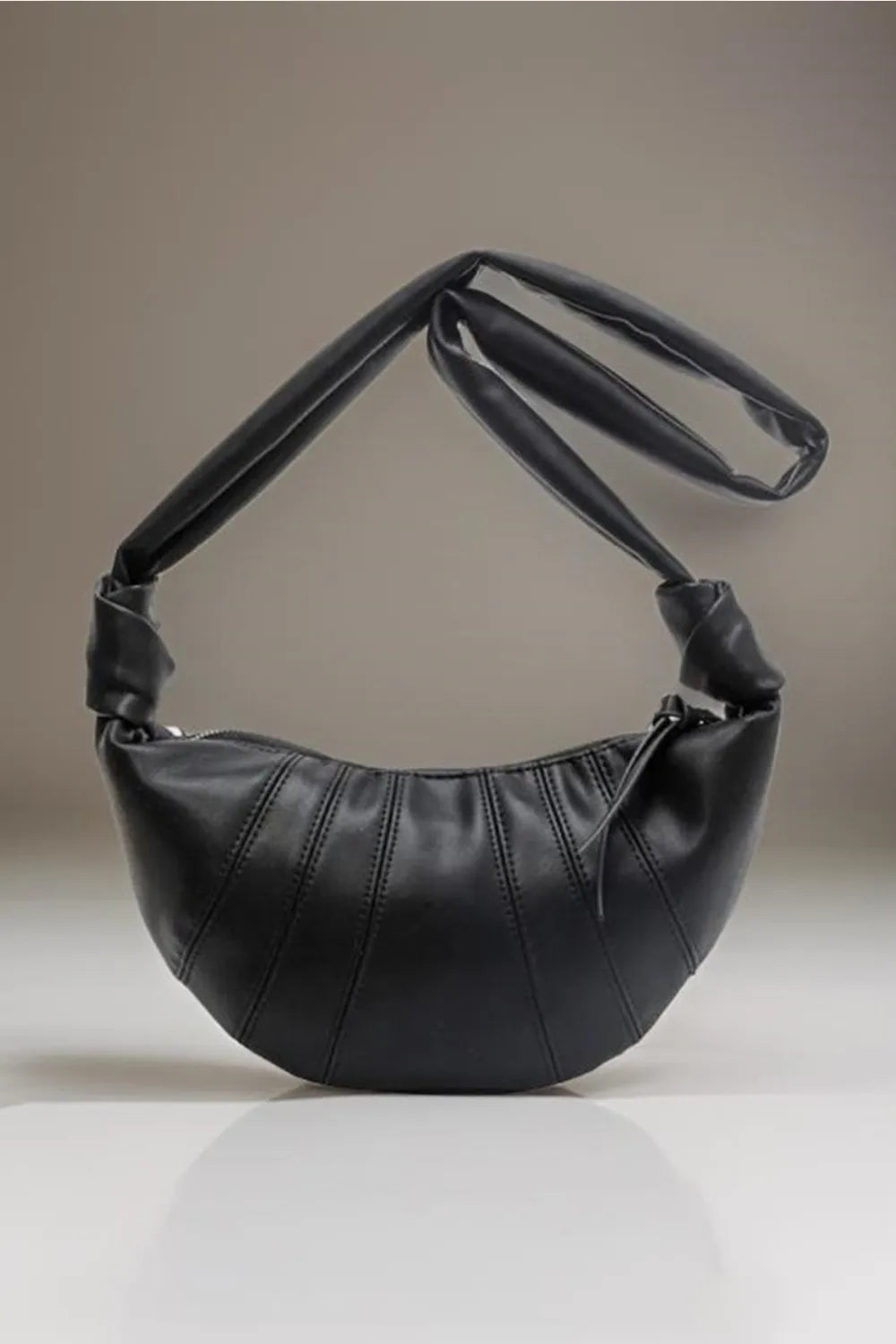 croissant crossbody bag Black One Size