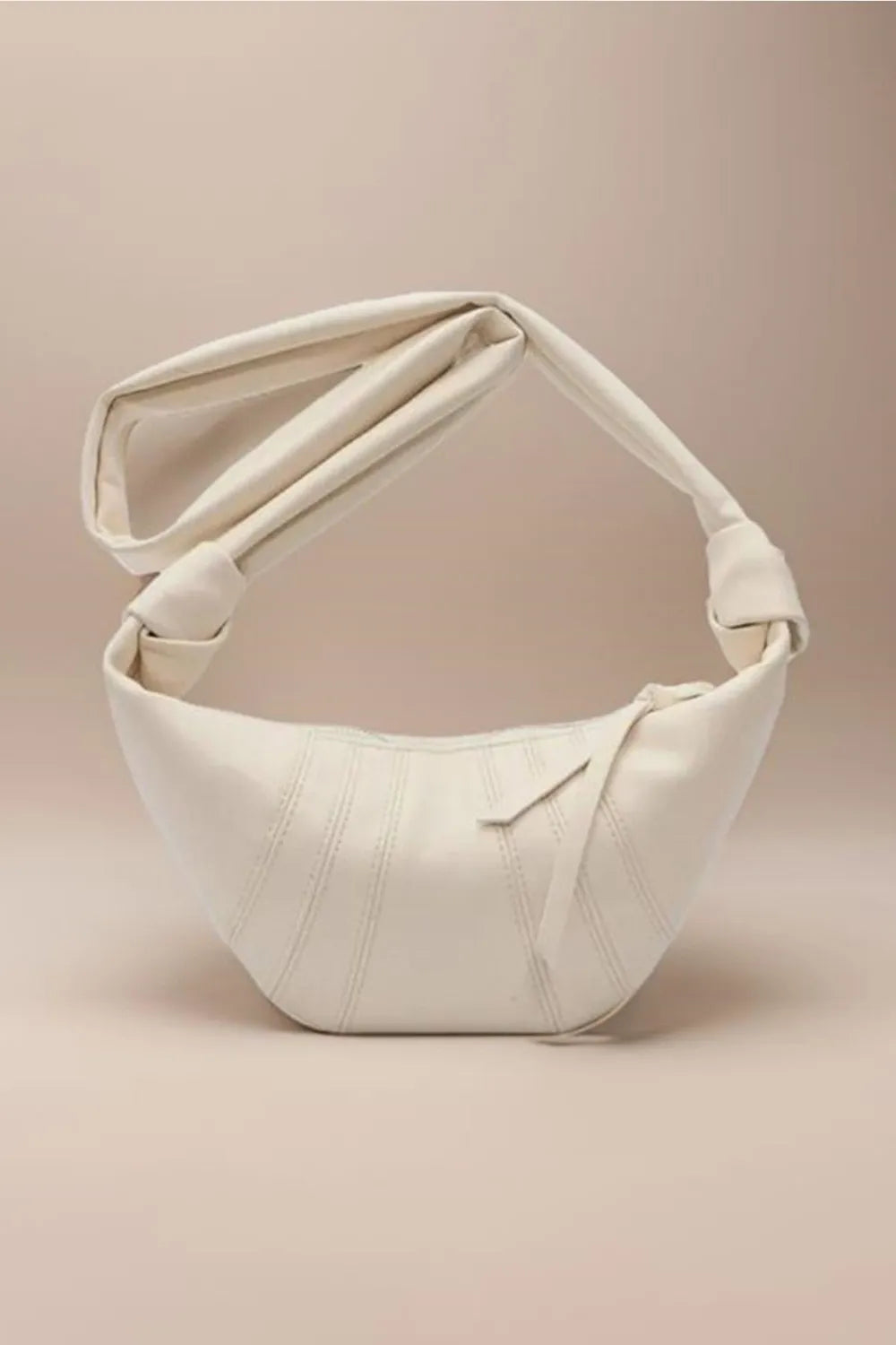 croissant crossbody bag Ivory One Size