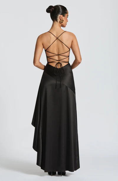 Backless Maxi Evening Dress
