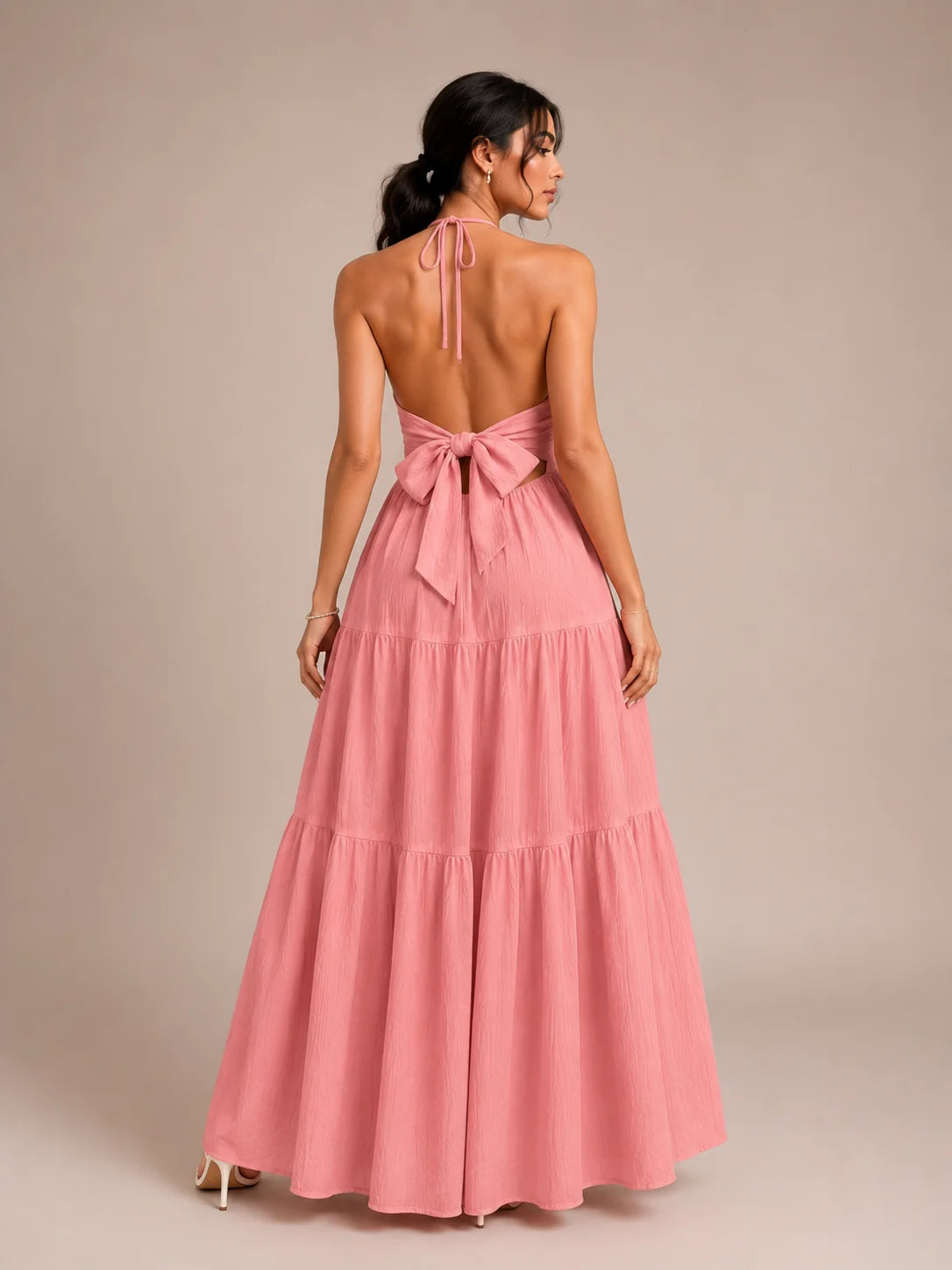 Summer Backless Maxi Dress