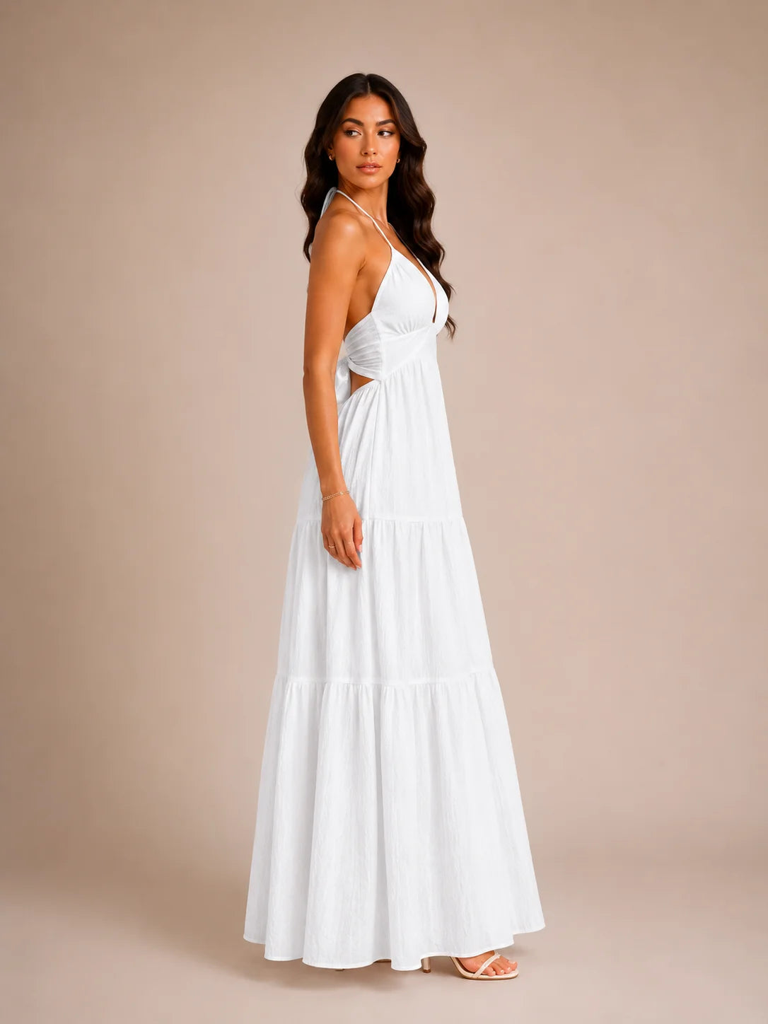Summer Backless Maxi Dress