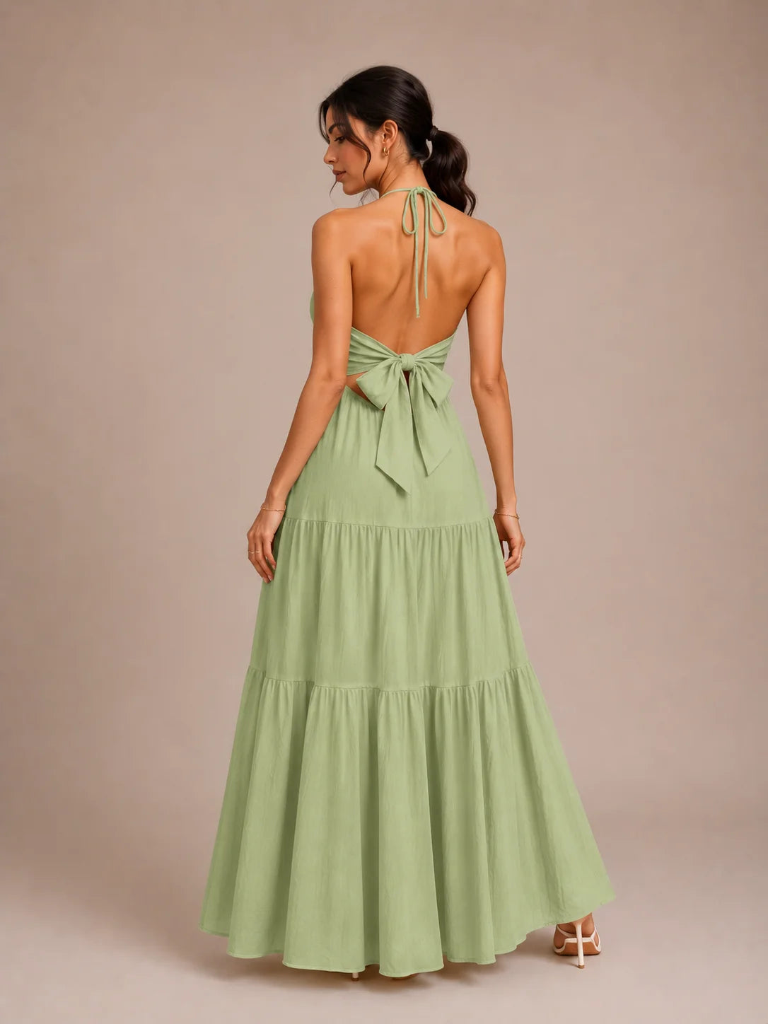 Summer Backless Maxi Dress