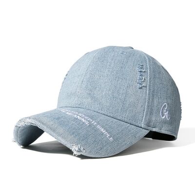 Denim Baseball Cap For Women
