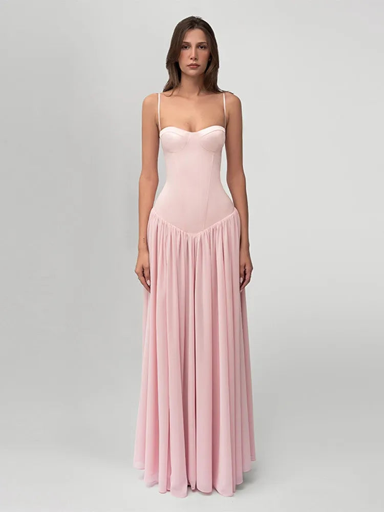 Drop Waist Corset Dress