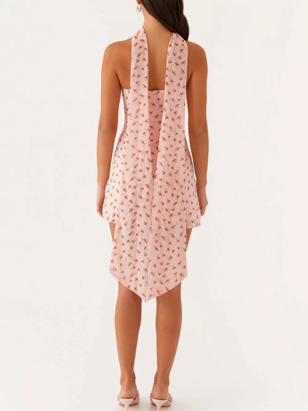 Floral Strapless Mini Dress