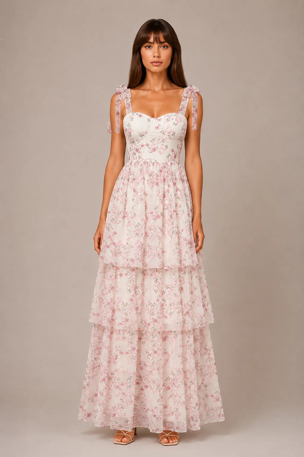 Floral Tiered Maxi Dress