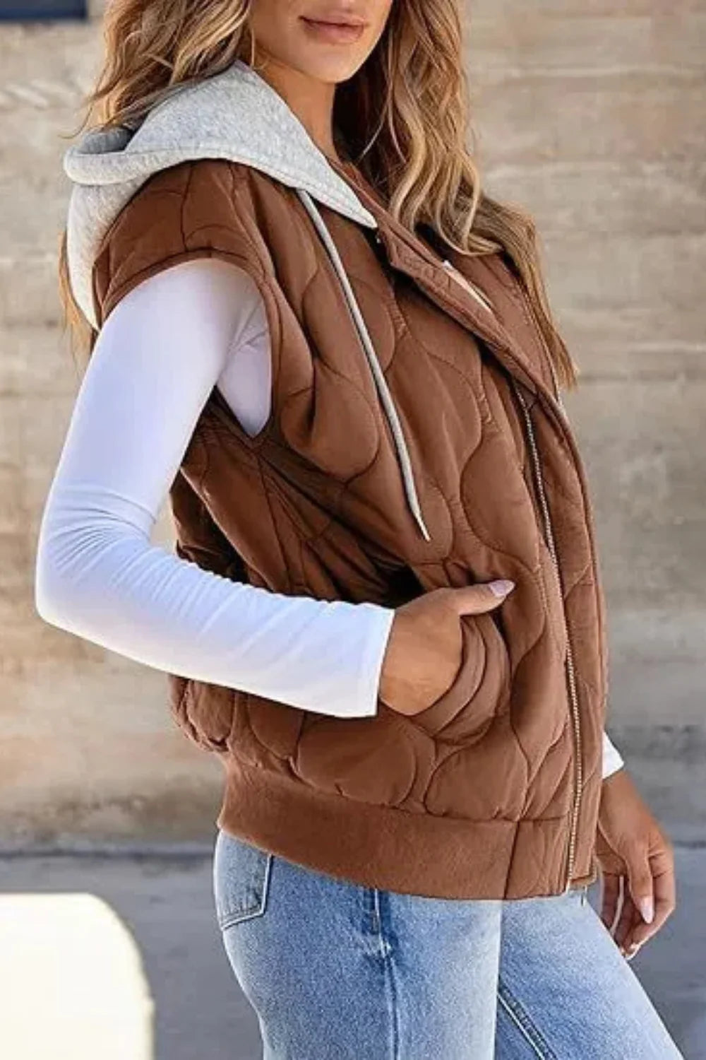 Women's Vest With Hood​