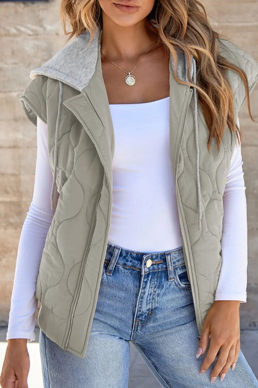 Women's Vest With Hood​