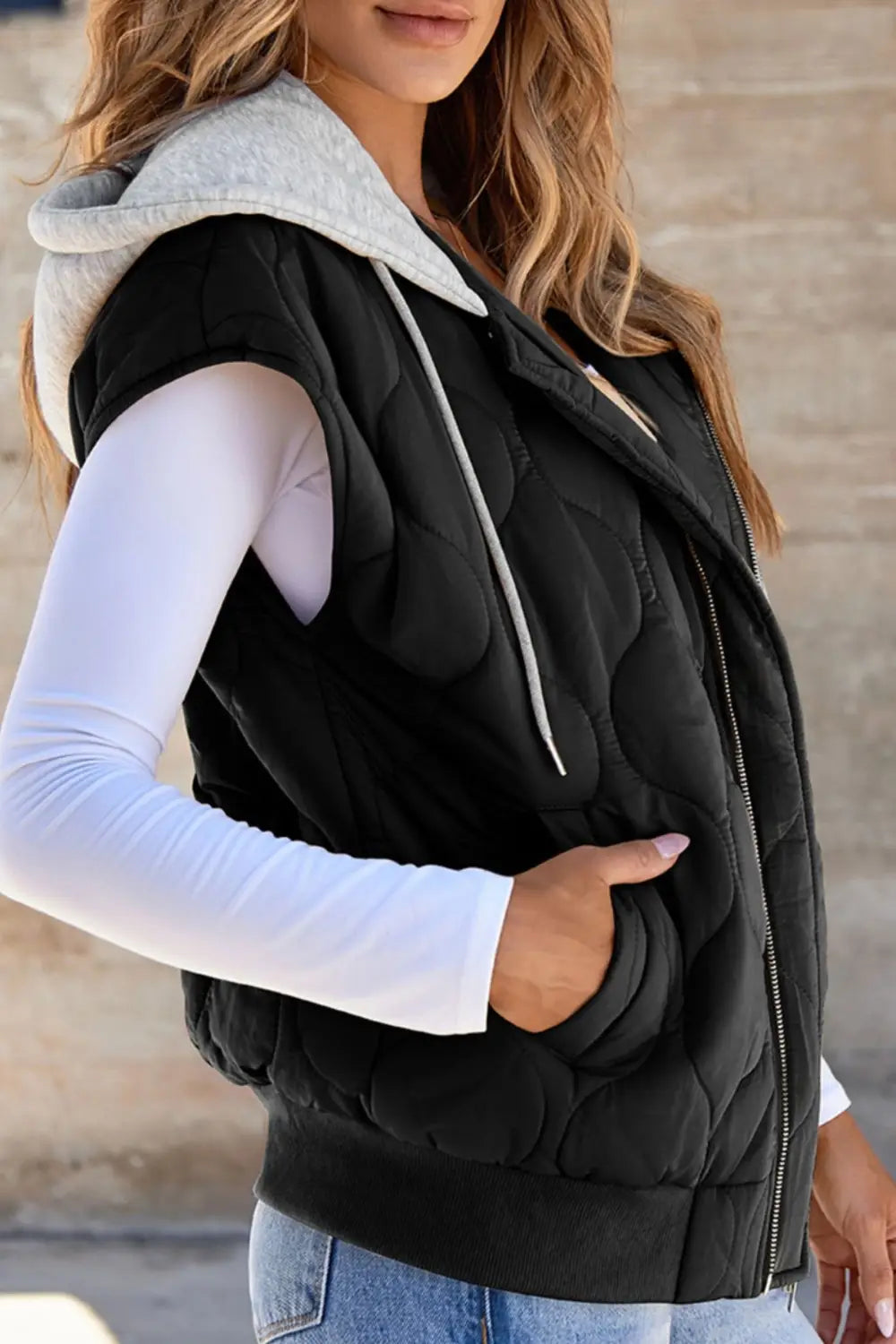 Women's Vest With Hood​