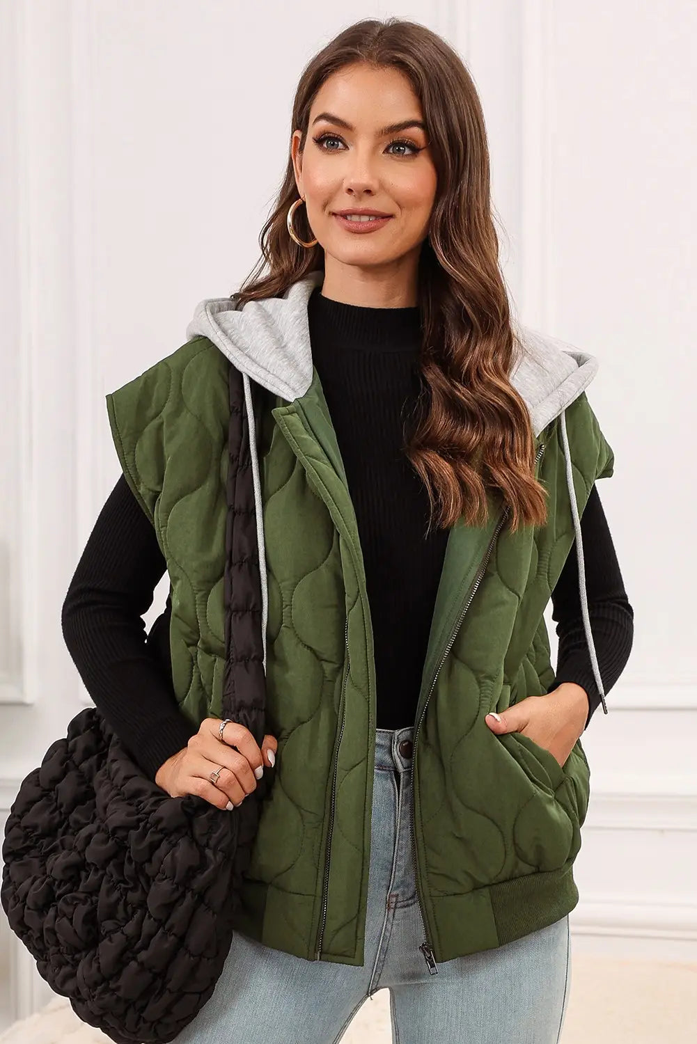 Women's Vest With Hood​