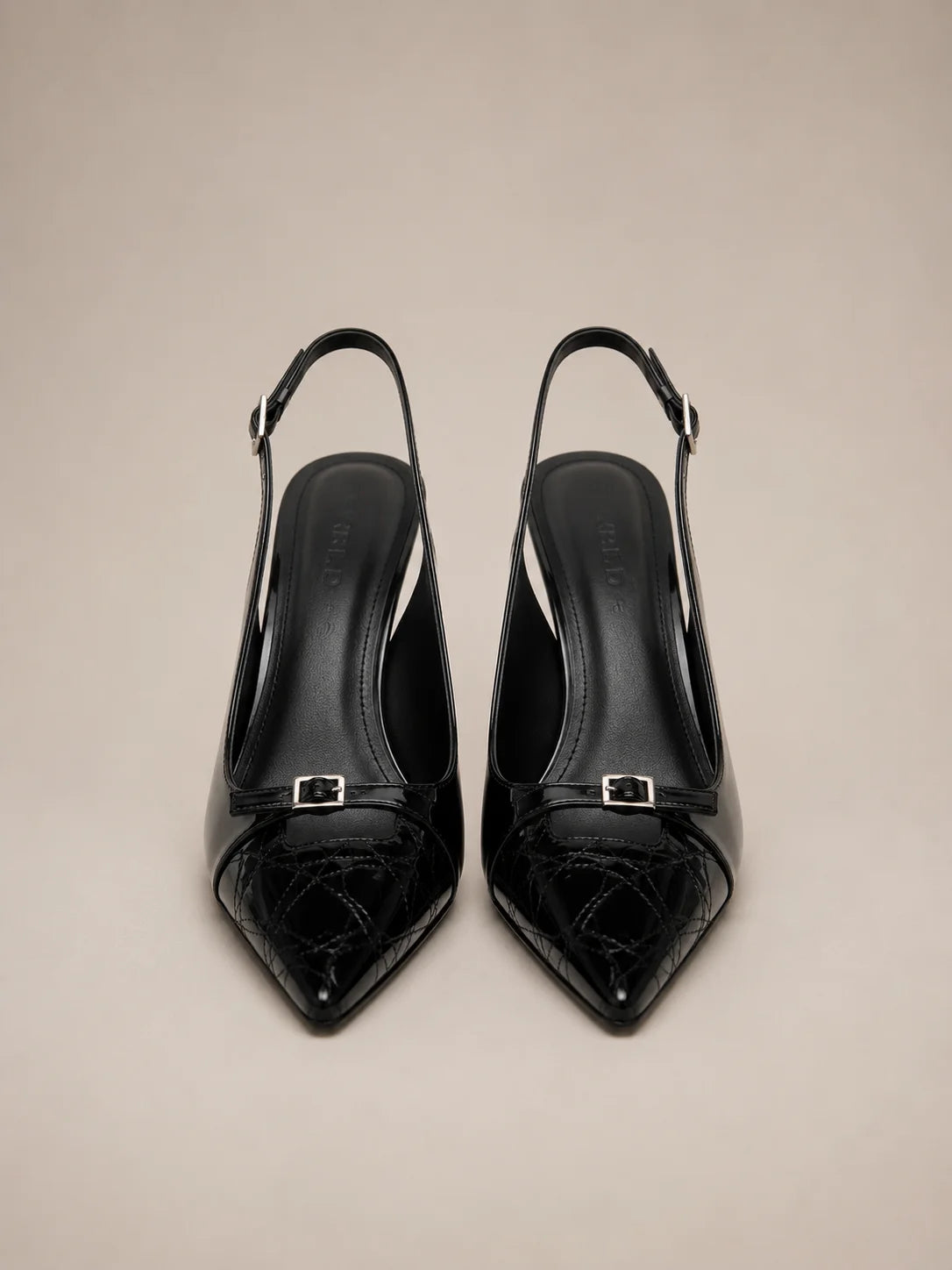 Pointed Toe Slingback Heels