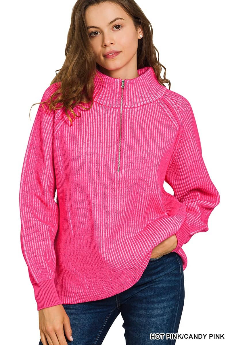Hot Pink Sweater Women​