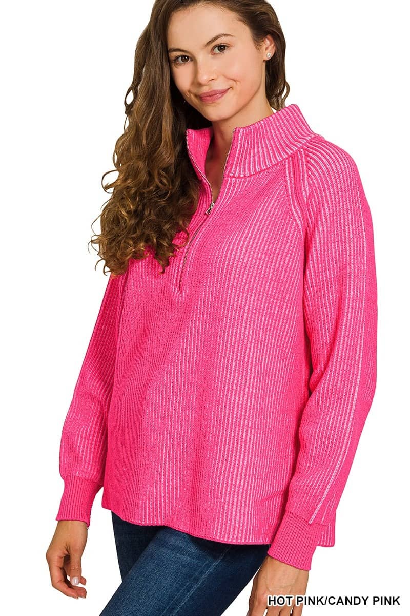 Hot Pink Sweater Women​