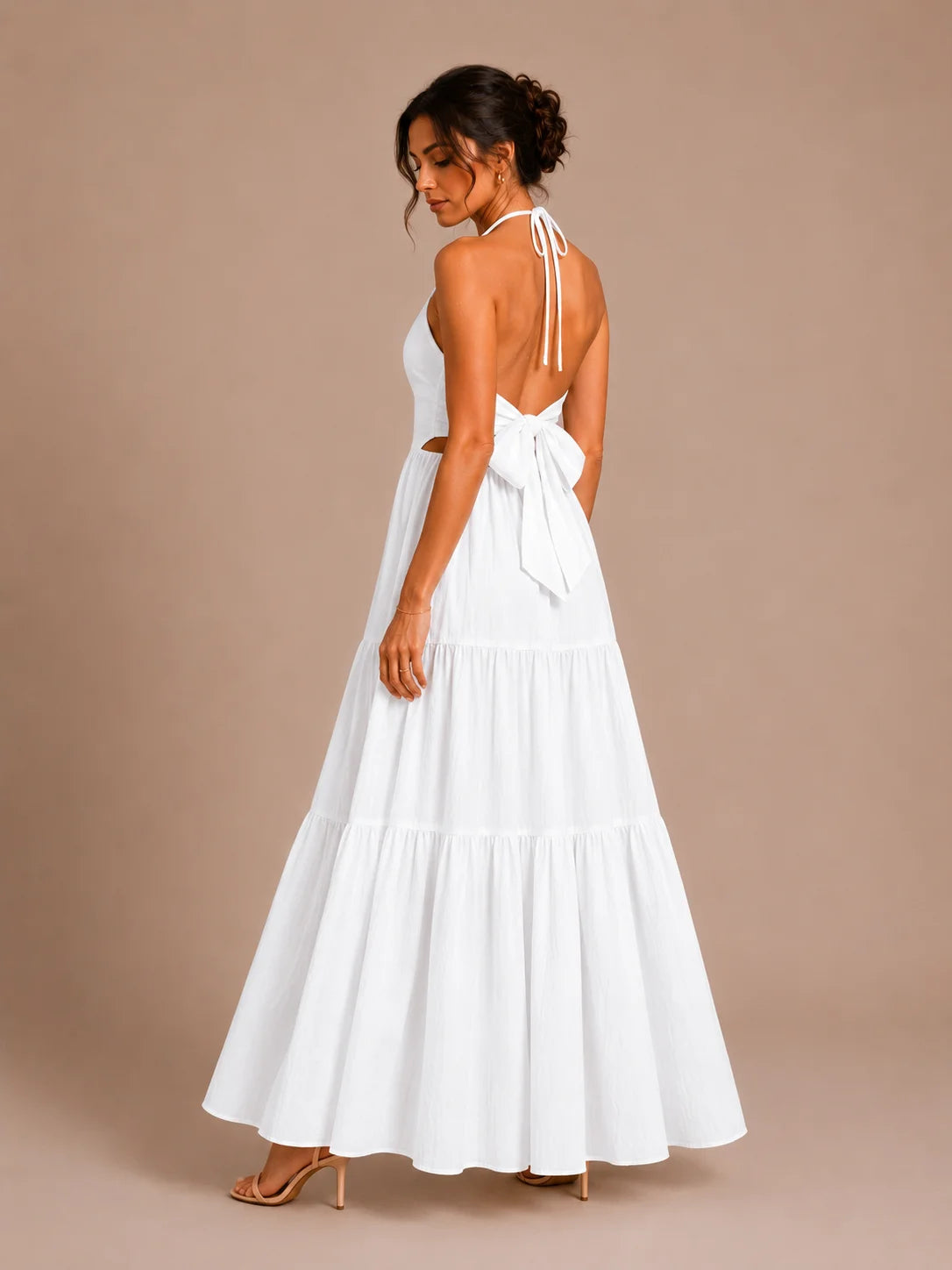 Summer Backless Maxi Dress