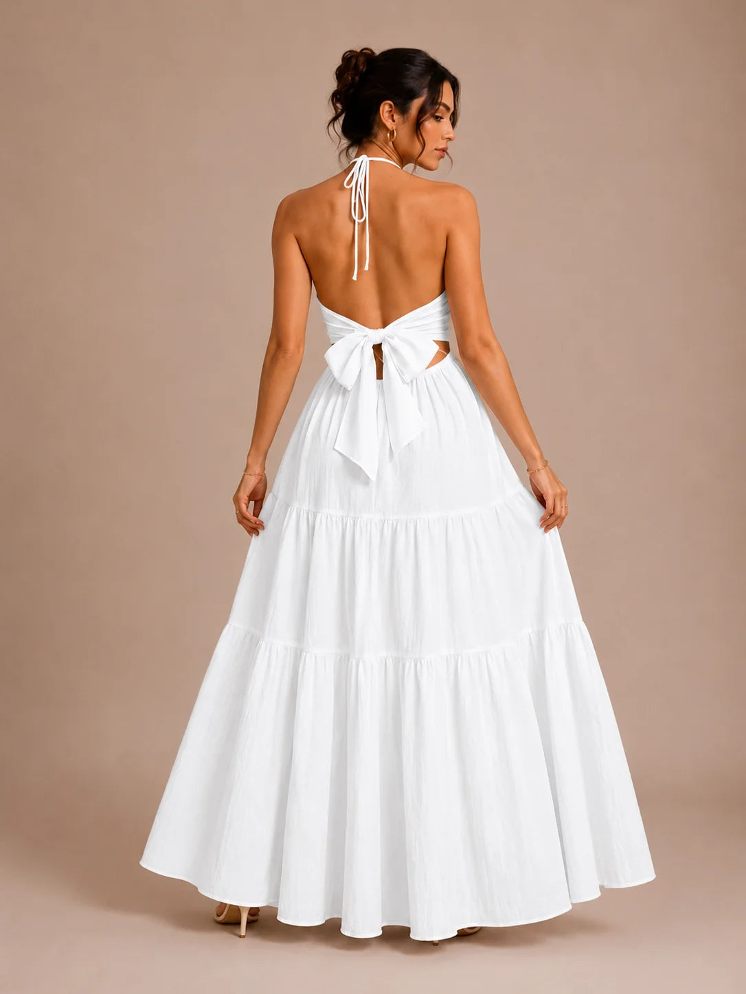Summer Backless Maxi Dress