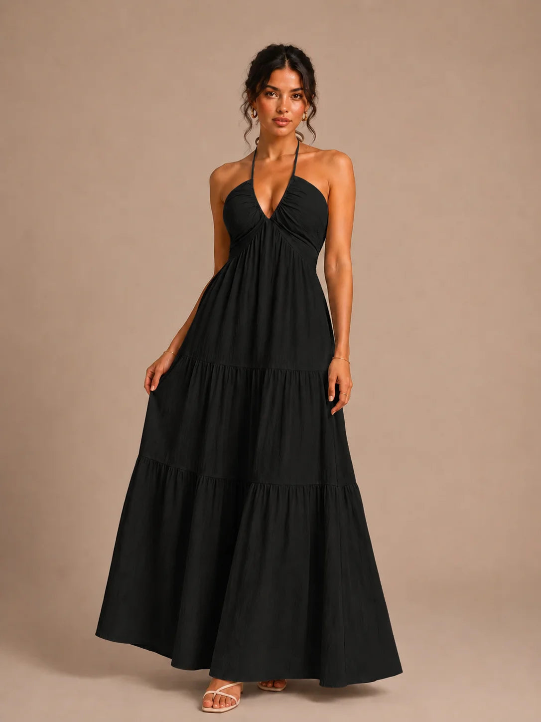 Summer Backless Maxi Dress
