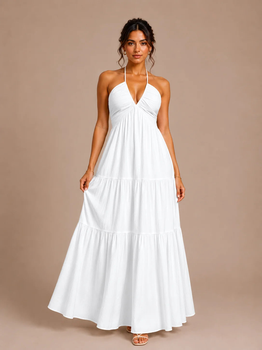 Summer Backless Maxi Dress