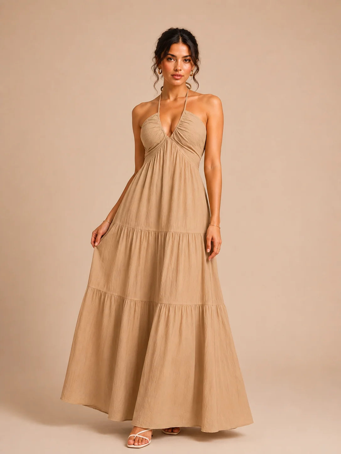 Summer Backless Maxi Dress