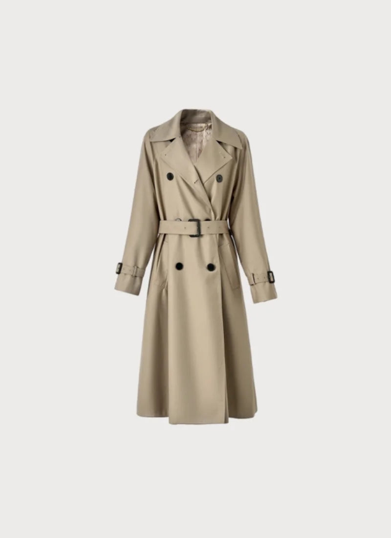 Womens Belted Trench Coat