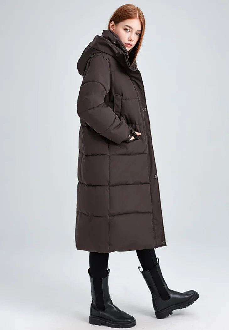 Womens Longline Padded Coat