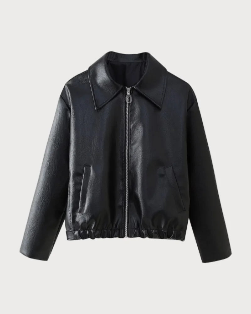 Women's Faux Leather Jacket 