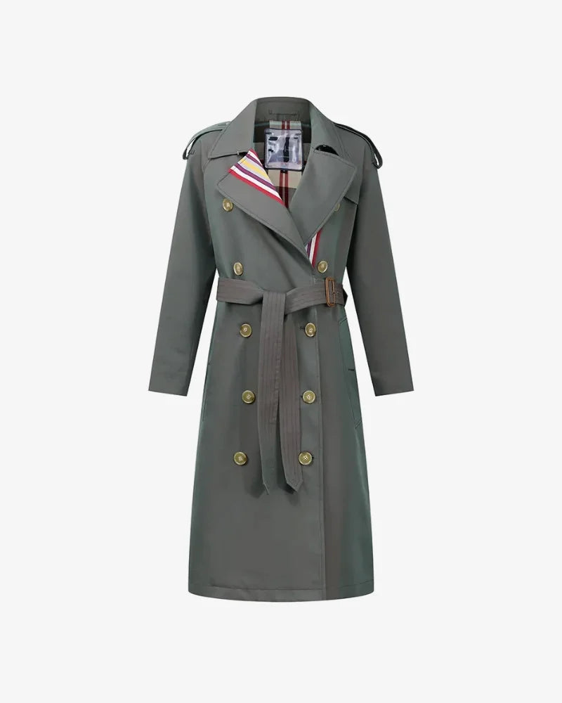 Women's Double Breasted Trench Coat​