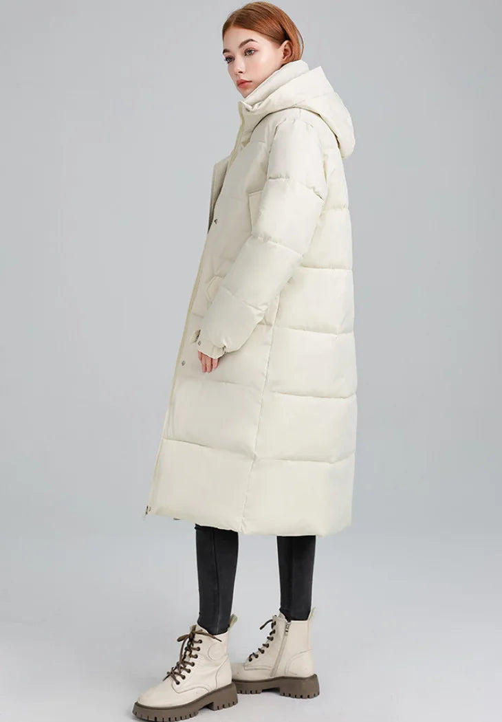 Womens Longline Padded Coat