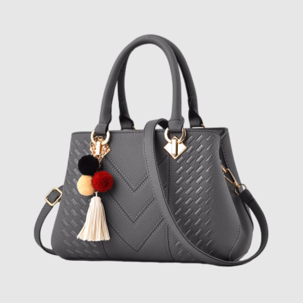 ladies hand bag luxury Grey