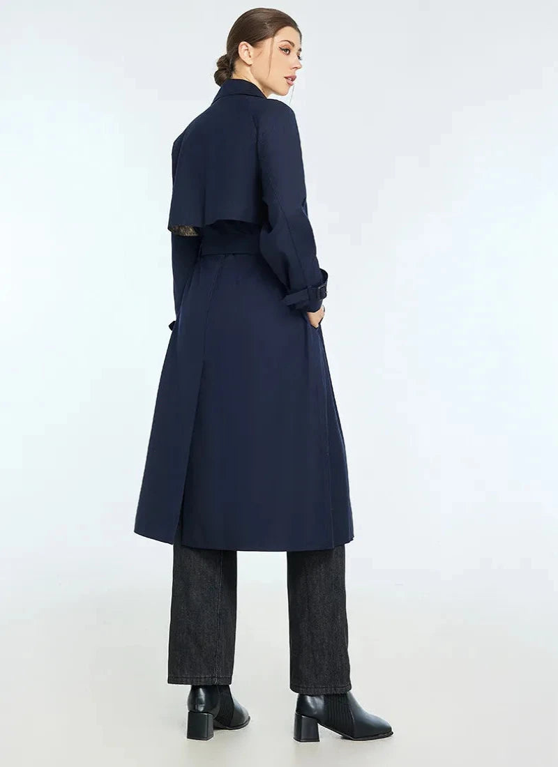 Womens Belted Trench Coat