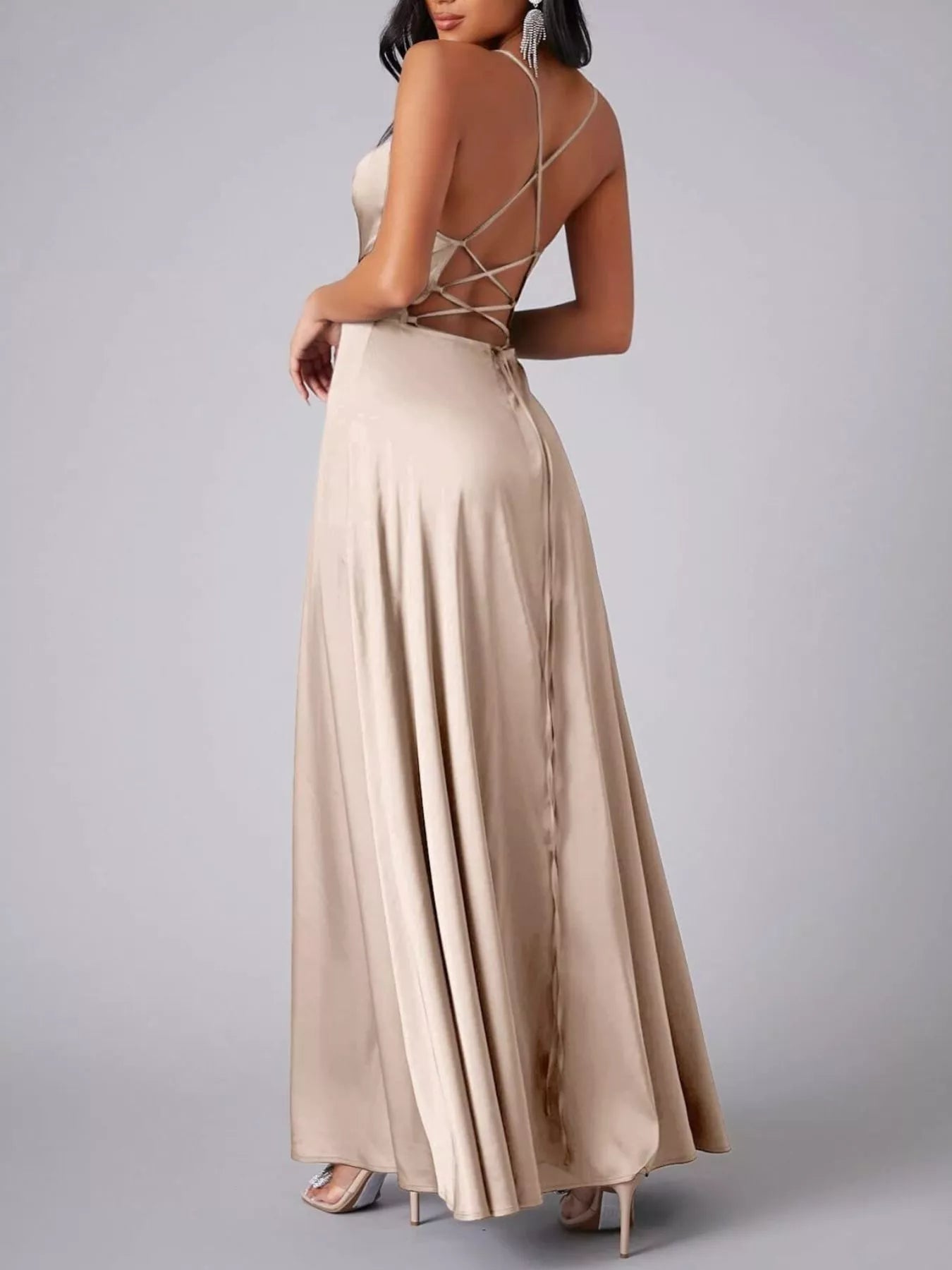 Women Split Leg Maxi Dress​