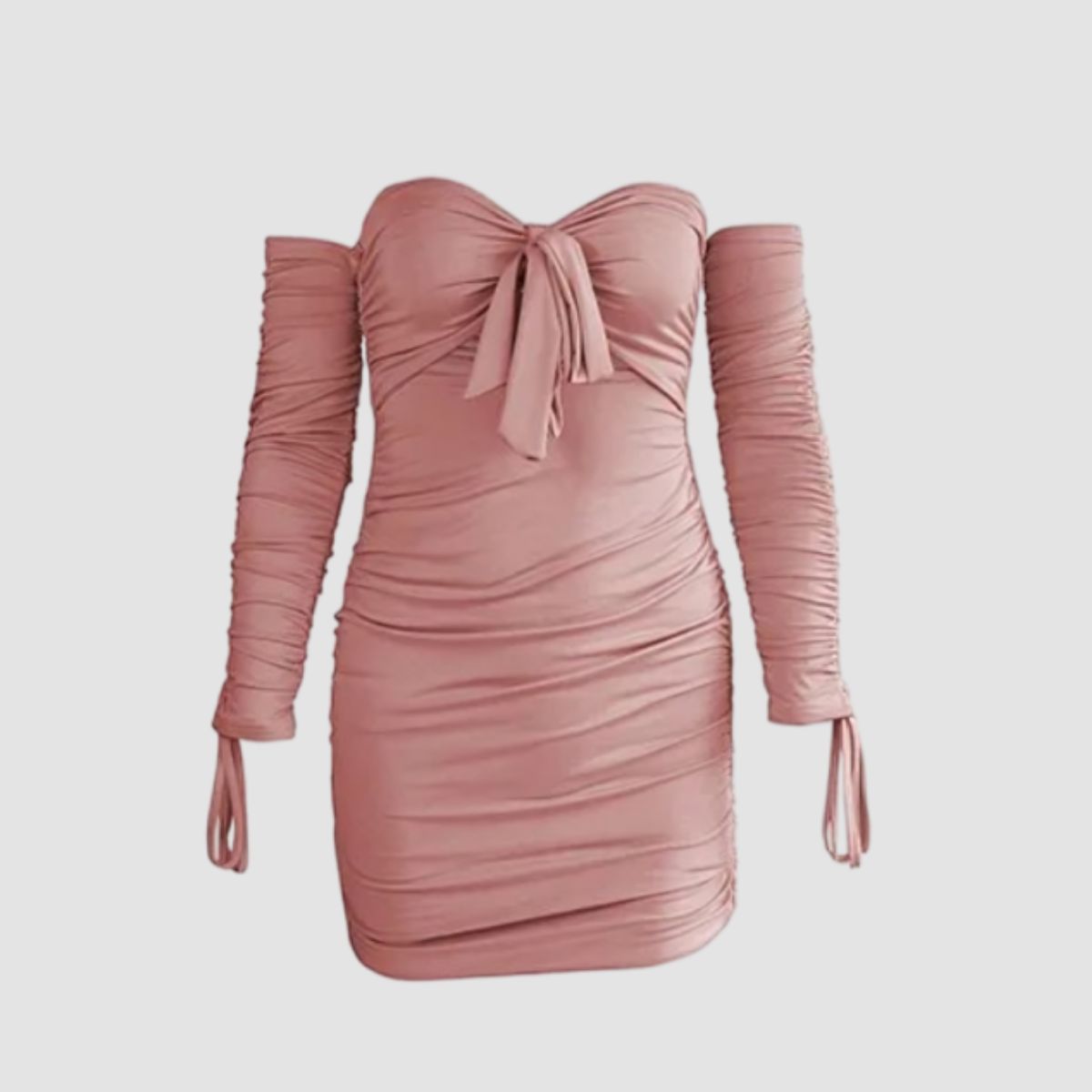 bodycon off shoulder Rose