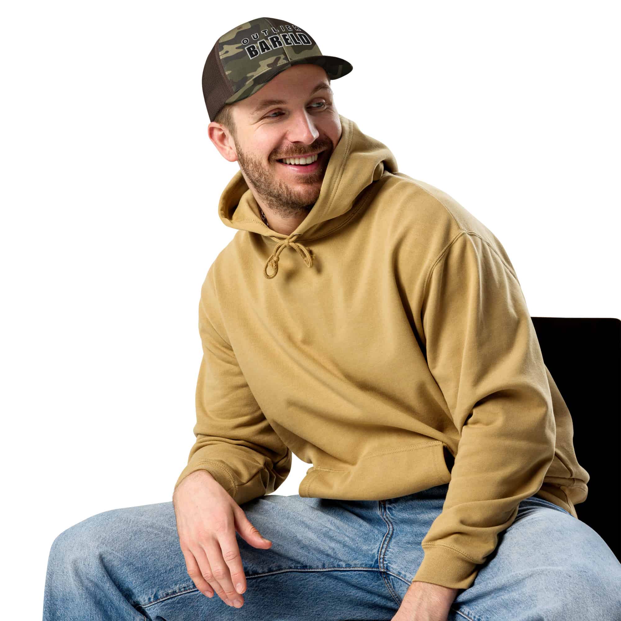 Mens Camo Trucker Hat​