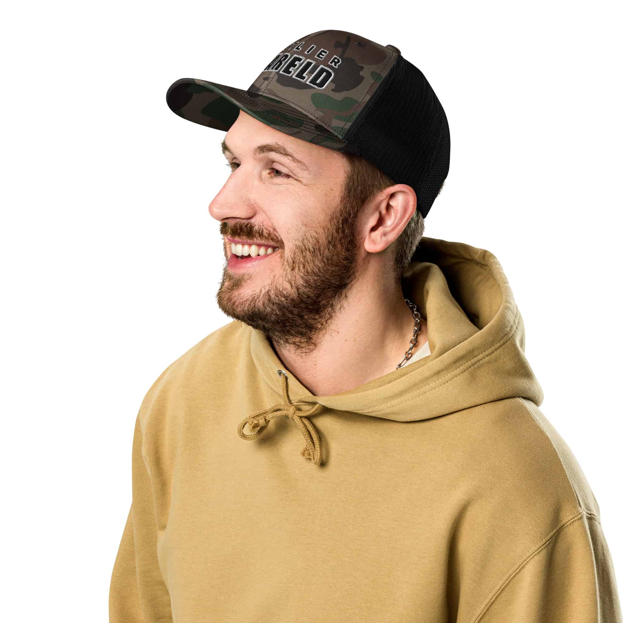 Mens Camo Trucker Hat​