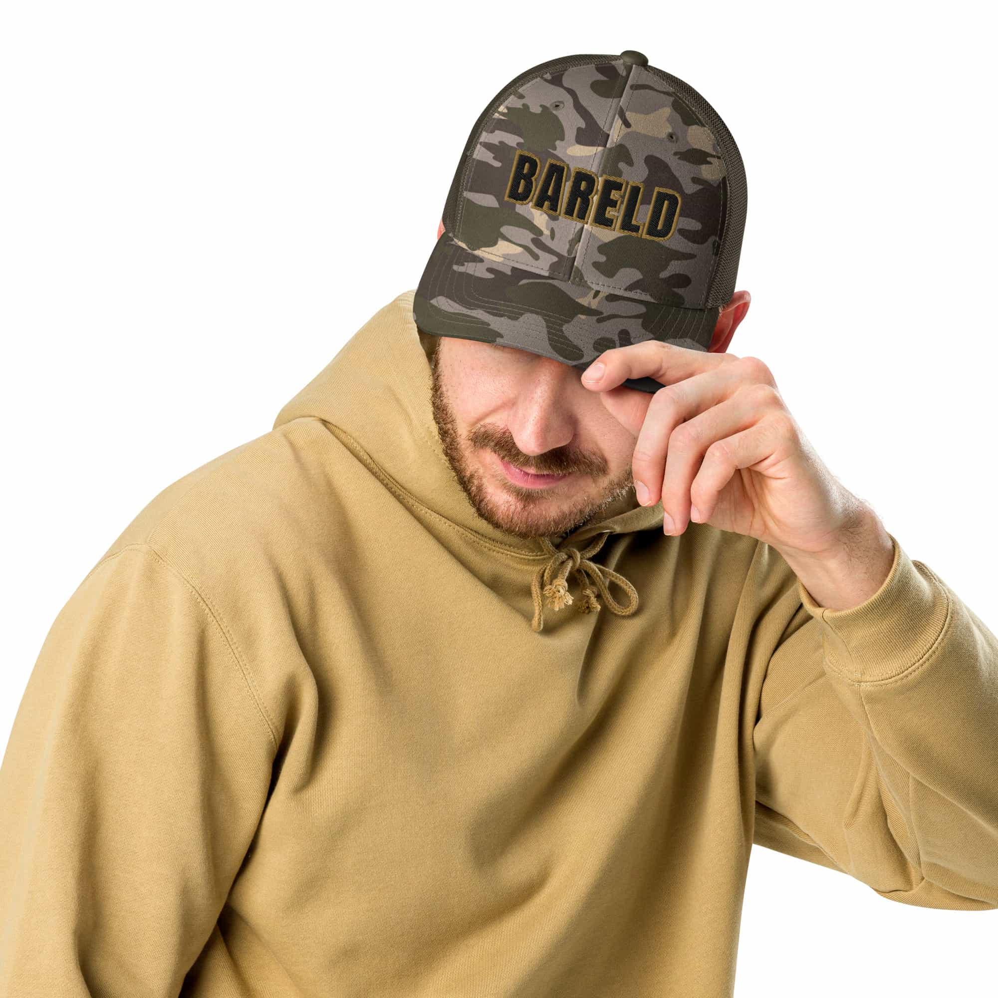 Mens Camo Trucker Hat​
